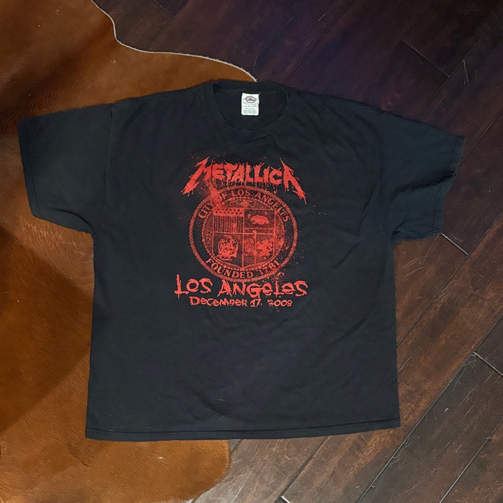 Original Metallica 2008 Concert T-Shirt